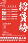 招贤榜海报