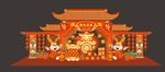 新年美陈 兔年