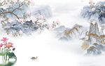 爆款意境山水新画 tif分层