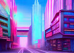 梦幻城市背景