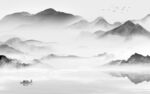 电视高档简约山水 tiF分层