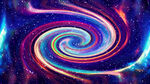 炫彩漩涡星空