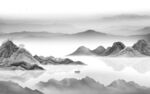 高清 最新山水框画 Tif分层