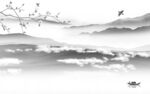 电视意境高档山水 tif分层