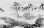 国画 意境高档山水 tif分层