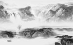 高清 高雅风格山水 Tif分层