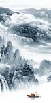 高档 新品玄关山水 TiF分层