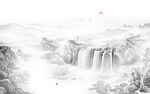 禅意山水画