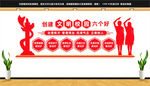 文明校园文化墙