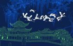 新中式背景墙 