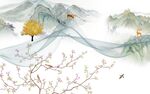 国画 新别墅山水画 tIf分层