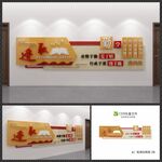 勤学励志文化墙 图书室走廊文化