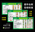 超市仓库验收标准蔬菜水果精肉