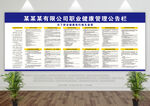 职业病健康管理制度公告栏