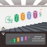 校园楼道文化墙