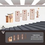 学校楼梯文化墙
