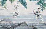 爆款 现代装饰画 TIF分层 