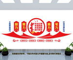 四力文化墙
