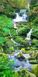 自然风景画流水生财玄关