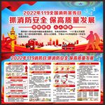 消防月展板
