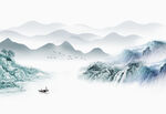 水墨山水画
