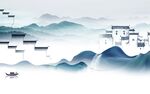别墅 爆款山水墙画 Tif分层