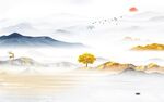 电视 新风景山水画 tIF分层