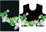 定位花果绿叶