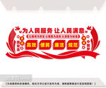 为民服务形象墙图片