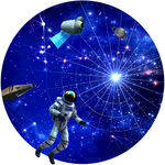 圆形星空