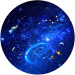 圆形星空