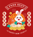 2023兔年海报