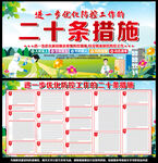 疫情防控展板