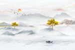 新中式背景墙