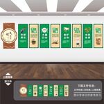 学校园企业食堂餐厅文化展板标语