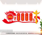公安四铁文化墙