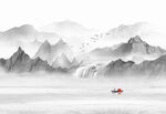 中式山水画