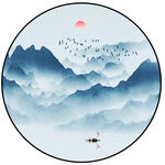新中式意境山水画