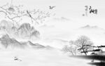 天地 大气灰色山水 TIf分层