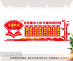 廉洁校园文化墙图片