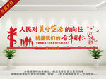 人民对美好生活的向往文化墙