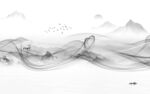 灰色 最新款山水画 TiF分层
