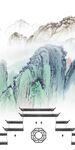 中式 通道玄关山水 TIF分层