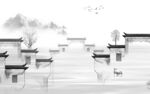 人气 现代灰色山水 TiF分层