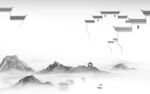 现代 最新客厅山水 tiF分层