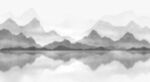 手绘山