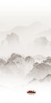人气 山水风景玄关 TIf分层