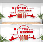 党建引领文化墙