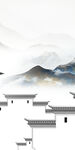 徽派 中式现代玄关 Tif分层