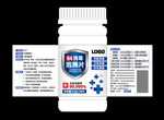 消毒液泡腾片瓶贴